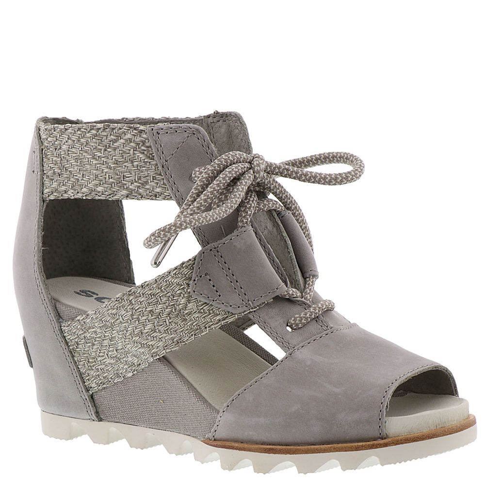 Sorel Joanie Lace Women's Grey Sandal 6 M | Shoemall.com