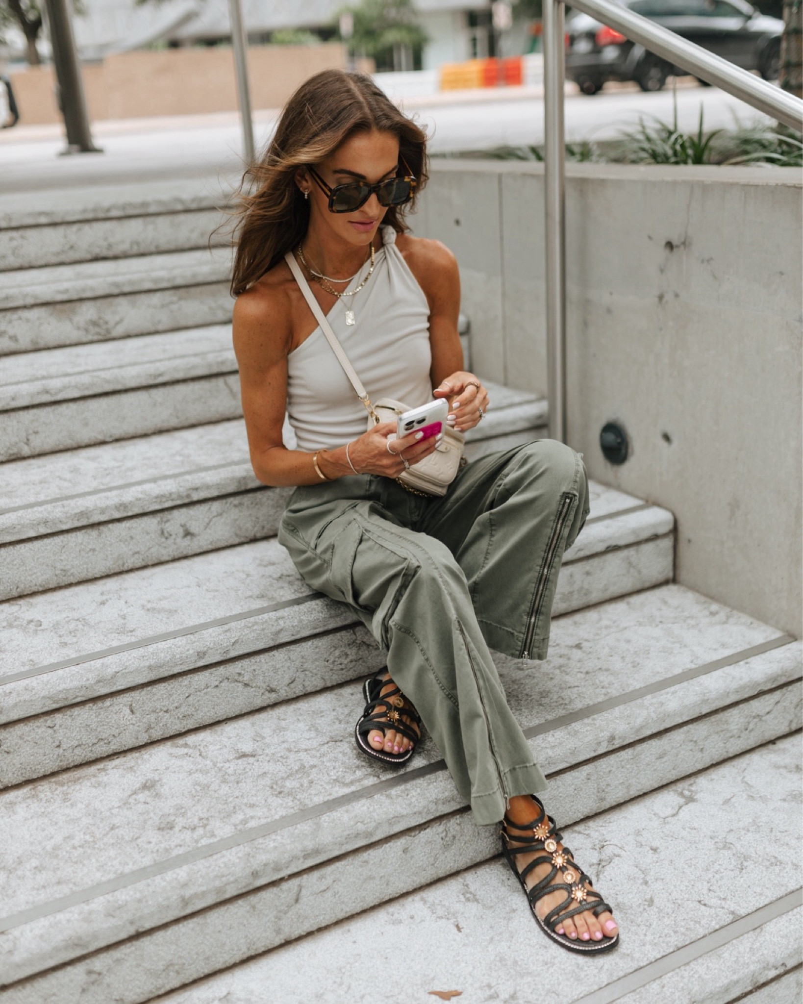 Herlipto♡Montaigne Twill Cargo Pants Helmut Lang Convertible Zip Cargo Pants | Saks Fifth Avenue