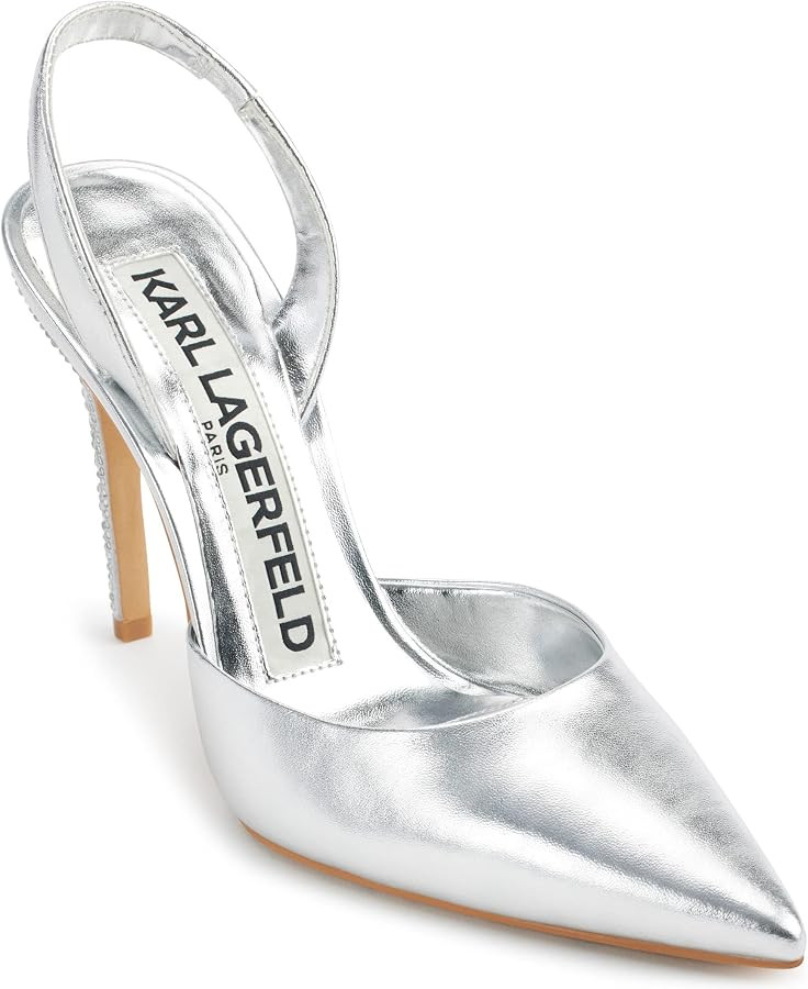 KARL LAGERFELD Women's Caslynn Slingback Pump | Amazon (US)