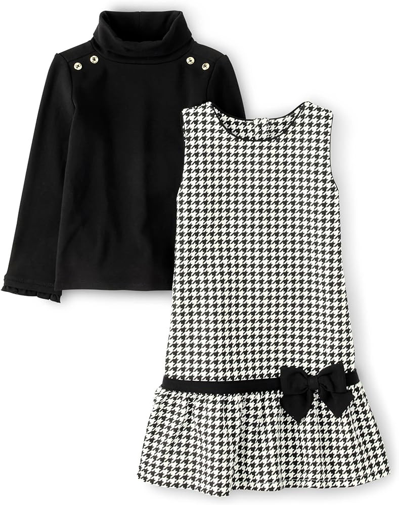 Gymboree,and Toddler Dress and Long Sleeve Shirt Set,Black Plaid,7 | Amazon (US)