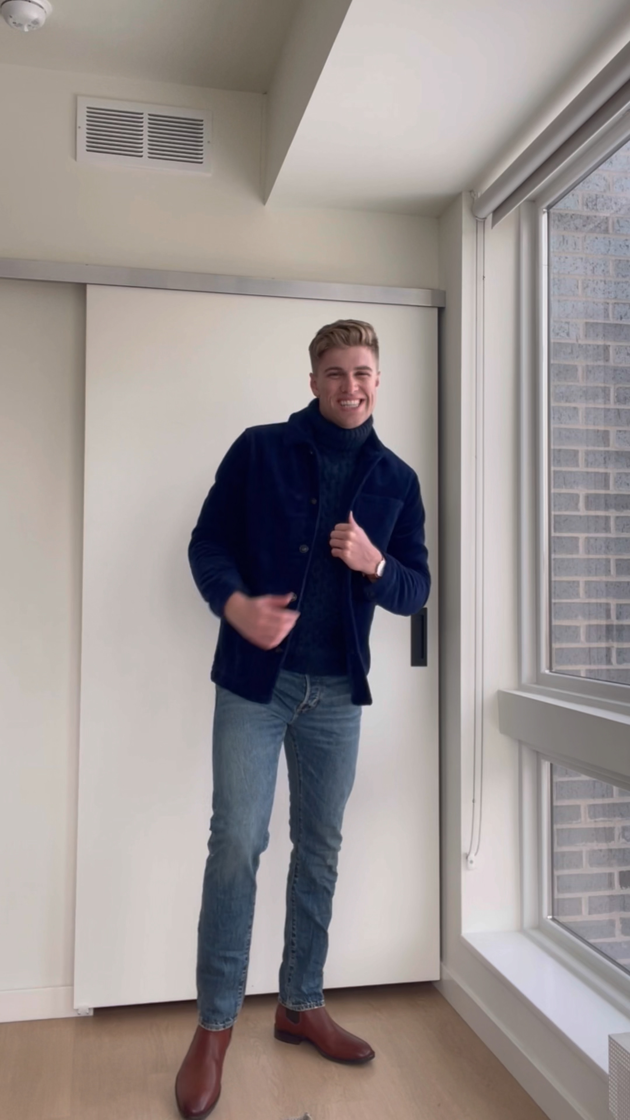 Cozy work/coffee shop outfit  

#LTKmens #LTKstyletip #LTKSeasonal