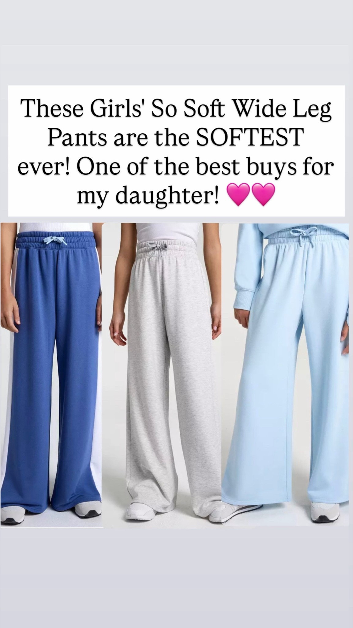 These are the softest wide leg pants for girls!!!!