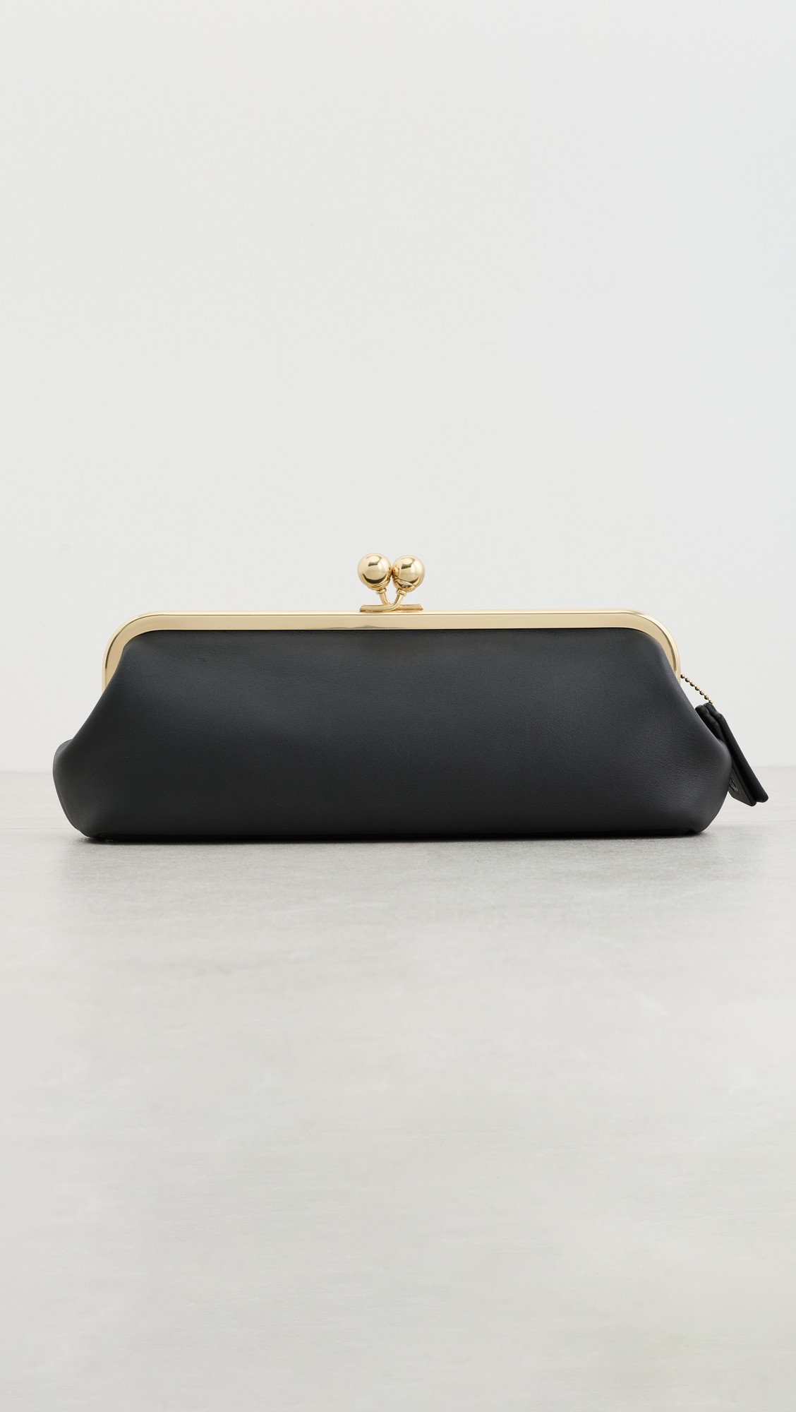 Coach Glovetanned Leather Kisslock Frame 30 Bag Black One Size | Shopbop