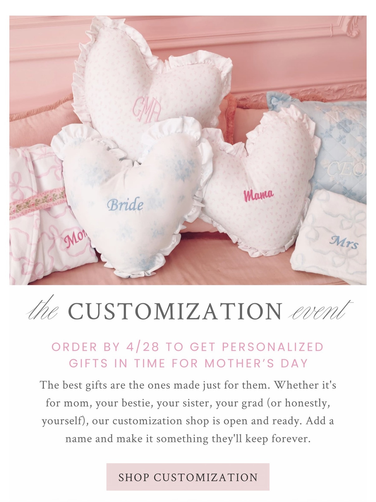 Personalized gifts for mom for Mother’s Day just hit different. Something with her name, her babies’ names, or a special message makes it so much more meaningful. These are the kind of gifts she will keep forever.

Shop my favorite personalized Mother’s Day gifts on my LTK.

#ShoppingWithPriiincesss #MothersDayGift #PersonalizedGifts #GiftIdeasForMom #MomFavorites #LTKFinds #LTKGiftGuide #ThoughtfulGifts #CustomGifts #MomLifeStyle #KeepsakeGifts #MeaningfulMoments #GiftInspo #AtlantaMom #Atlantamom #Atlantabloggers #Atlantablogger #AtlantaCreator #Atlantacontentcreators #Atlantacontentcreator