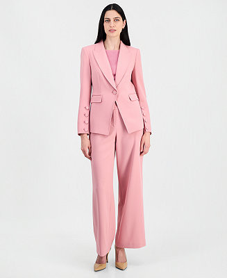Women's One-Button Peak-Lapel Blazer | Macy's