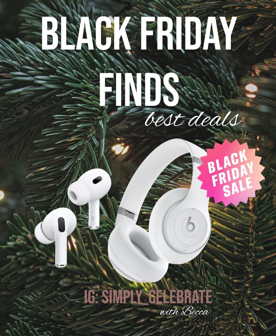 The Best Deals on AirPods Pro (2) and Beats are actually not where I expected them to be — so glad I hunted around so I could order these for my techie gifts! 🤩

#LTKHoliday #LTKCyberWeek #LTKGiftGuide