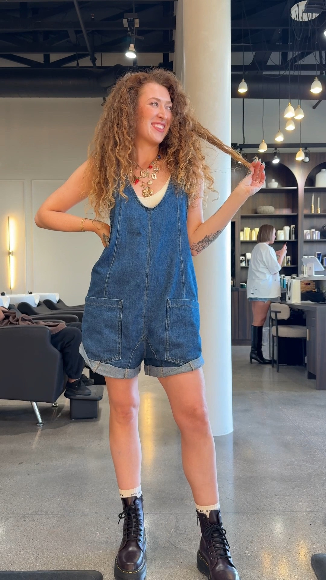 blue jean bby #overalls #freepeople 

#LTKFestival #LTKStyleTip #LTKShoeCrush