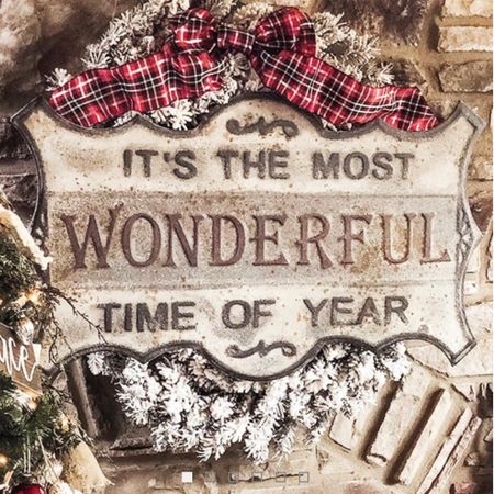 It’s the most wonderful time of the year!
Christmas 
Christmas Sign
Metal Sign

#LTKHoliday #LTKfindsunder100 #LTKhome