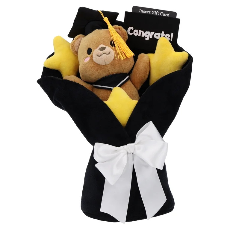 Congrats Teddy Bear Bouquet Plush Gift Card Holder, Graduation by Way To Celebrate | Walmart (US)