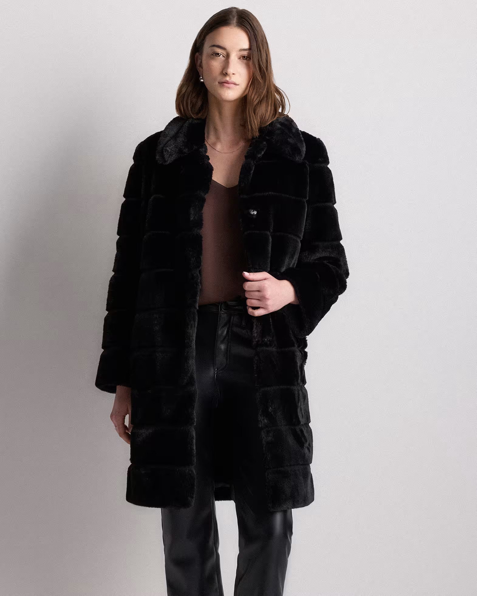 Faux Fur Long Coat | Quince