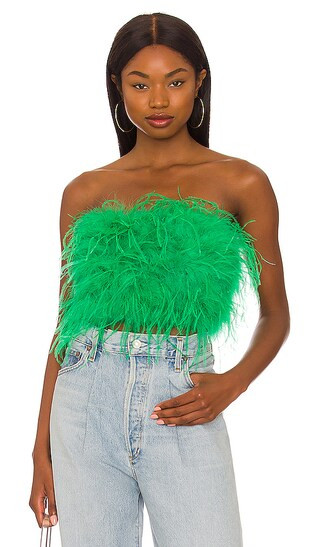 x REVOLVE Zaina Top in Green | Revolve Clothing (Global)