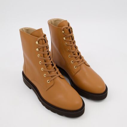 Brown Leather Boots | TK Maxx