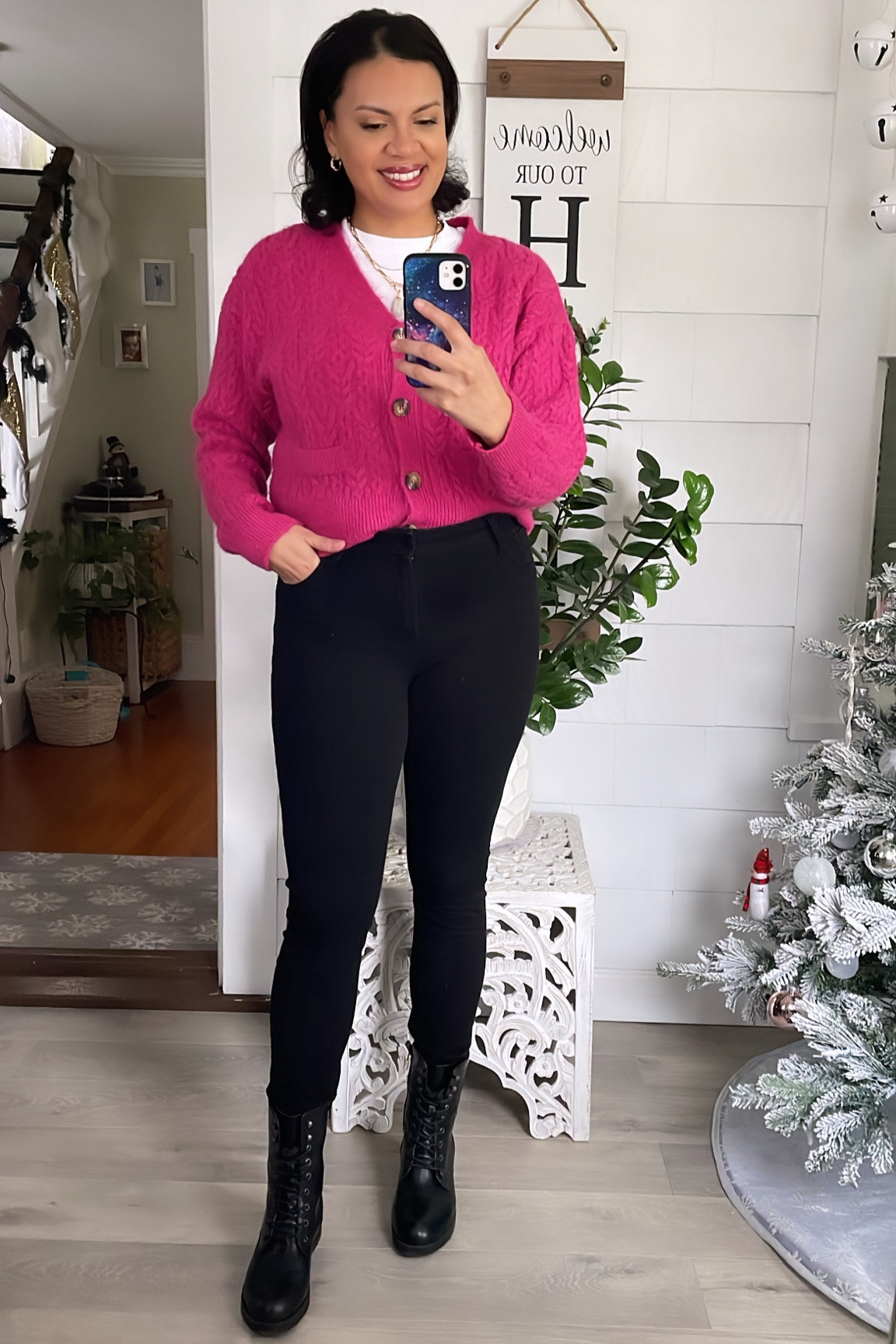 Winter outfit, ootd, combat boots 

#LTKfindsunder50 #LTKstyletip #LTKmidsize