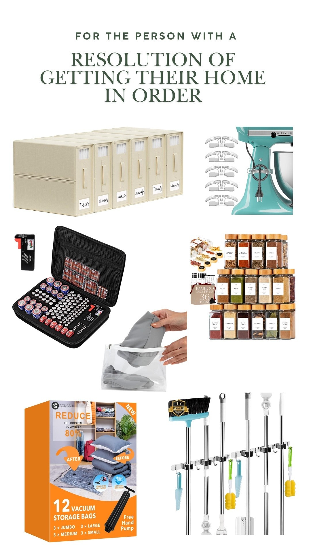 Gift Guide - For the person with a resolution of getting their home in order

#giftguide #gifts2025 #christmas2025


#LTKHome #LTKGiftGuide #LTKHoliday