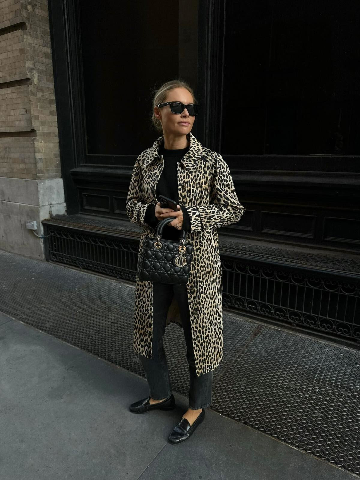 Leopard Coat, Trench Coat, Winter Outfit, Leather Loafers, Jeans, Casual Outfit Idea, Levis, COS 

 #LTKMostLoved #LTKSeasonal #LTKStyleTip