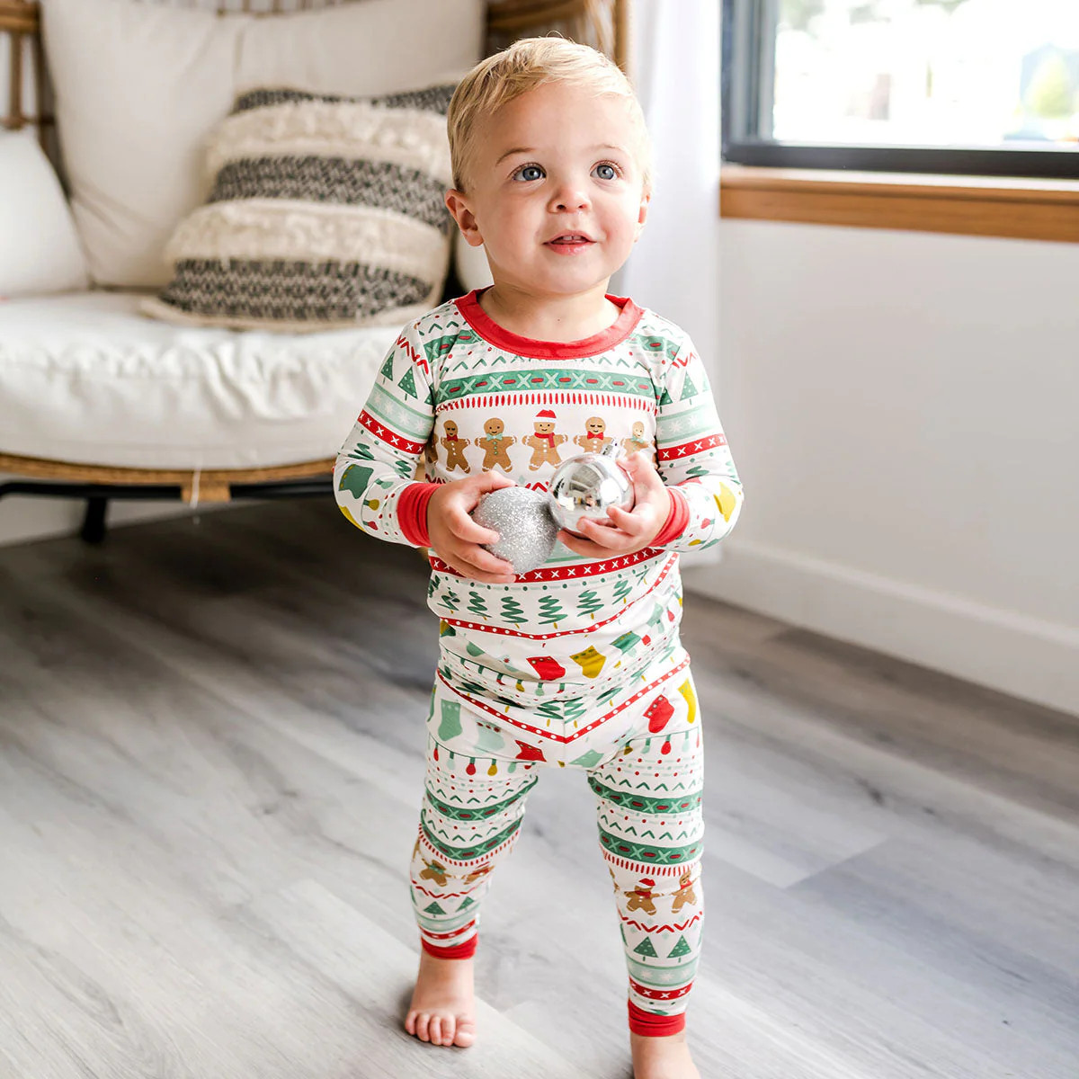 Fair Isle Two-Piece Pajama Set | Little Sleepies