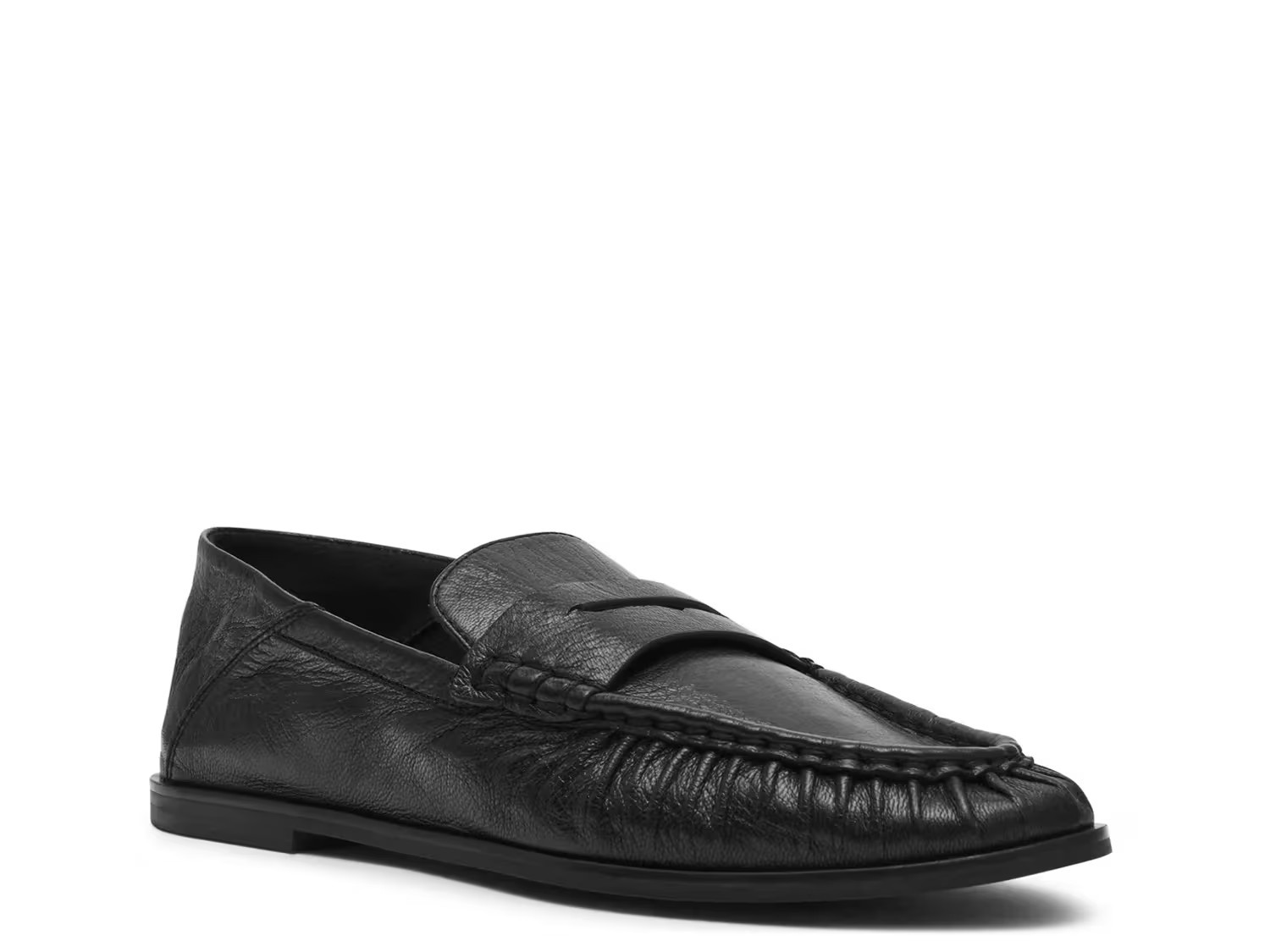 Steve Madden Stewart Loafer | Women's | Black Leather | Size 5.5 | Loafers | DSW