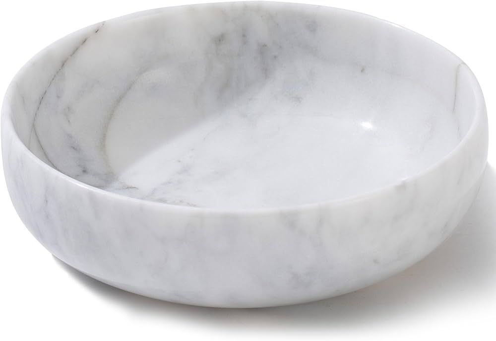 CM CHIC MONDAY 5.91'' Large Decorative Bowl, Natural Marble Decorative Bowls for Home Decor, Key ... | Amazon (US)