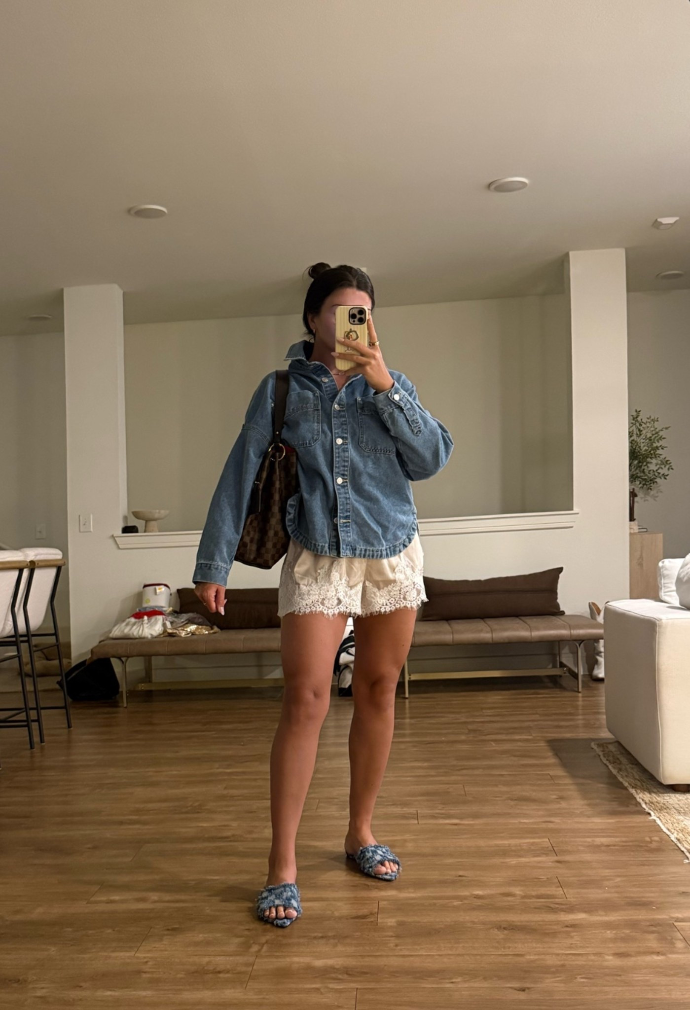 All amazon cute & casual outfit to work from a coffee shop 🩵☕️