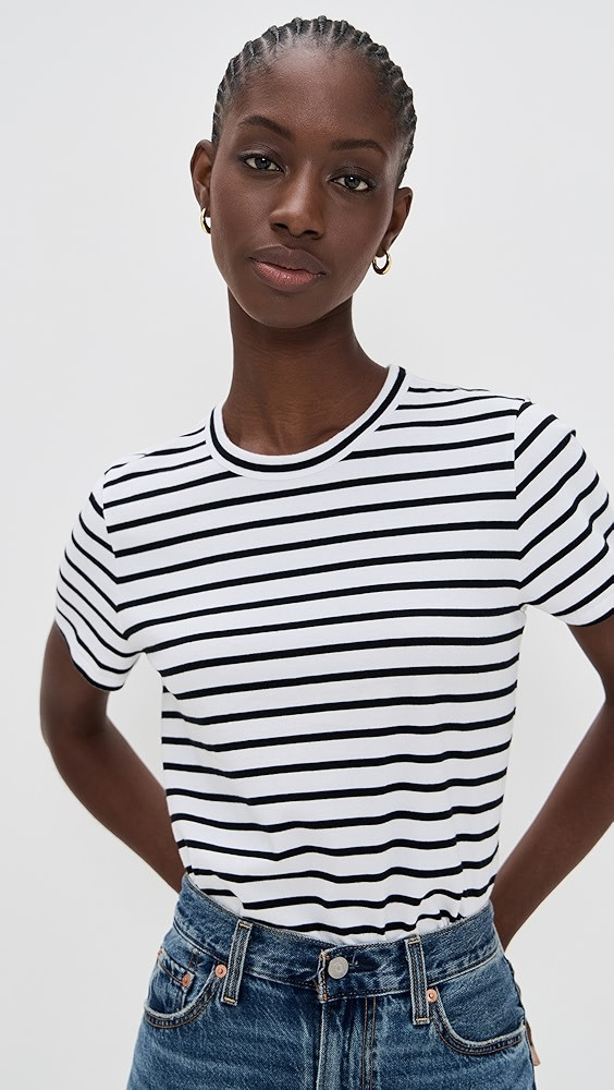 Perfect Stripe Crewneck Tee | Shopbop