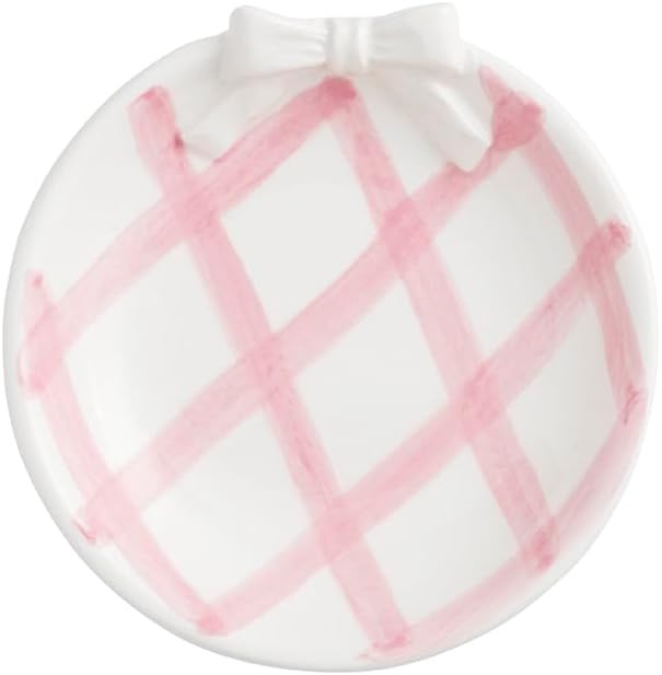 Mud Pie Valentine's Day White Bow Tidbit Dish | Amazon (US)