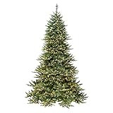 Puleo International 7.5' Royal Majestic Fir Artificial Christmas Tree with 800 Lights, Green | Amazon (US)