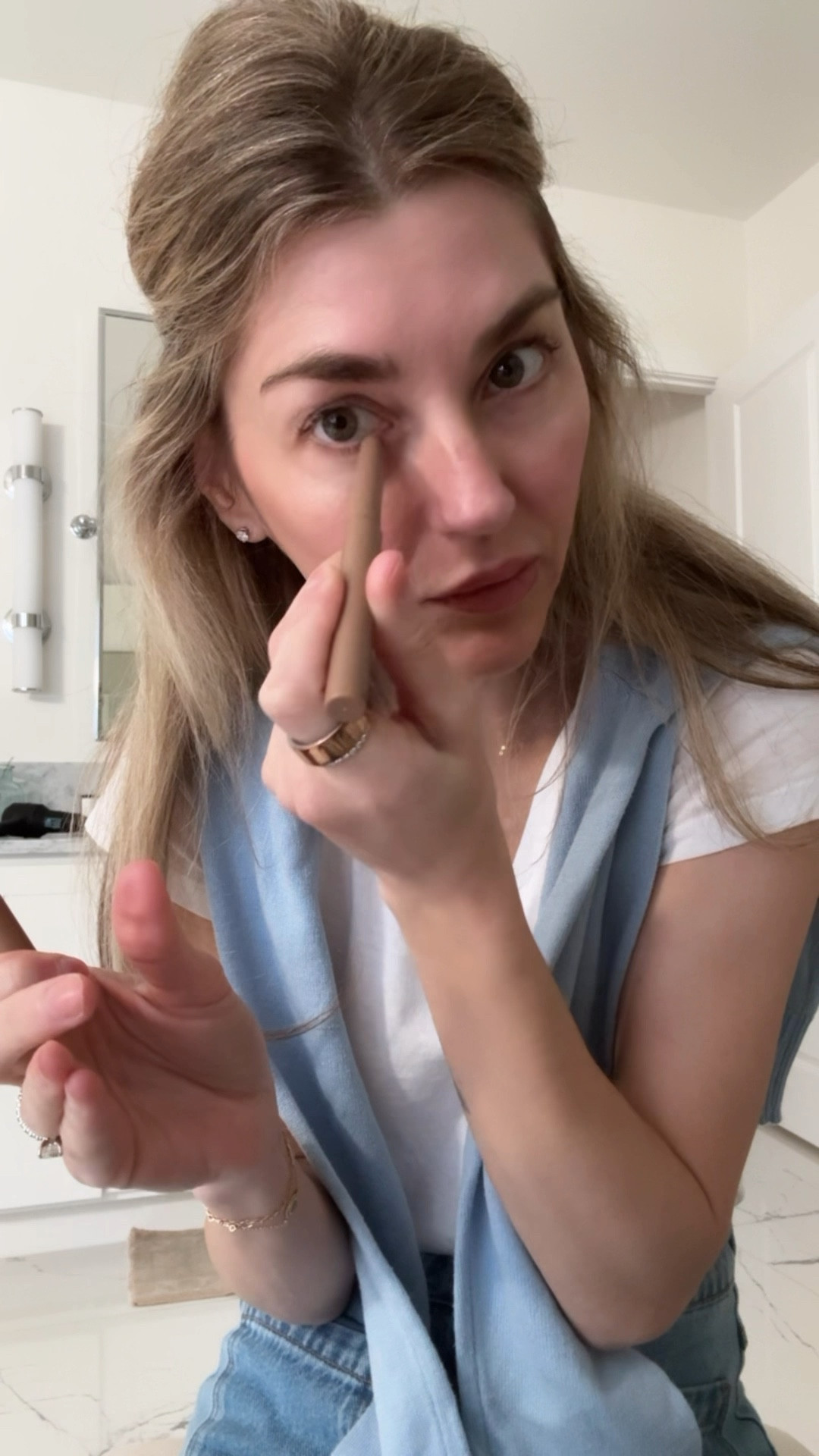 The ultimate eye combo I can’t get enough of: Chanel’s #3 brush paired with their eyeshadow in shade 22 for a soft, buildable base, and Fenty’s Shadow Stick in Amber for the perfect touch of definition. This duo creates an effortlessly polished look that works great for everyday!

#LTKBeauty #LTKStyleTip