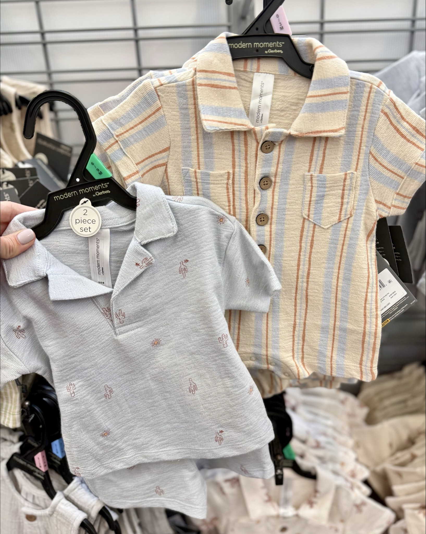 NEW Modern moments baby boy rompers and sets for the beach/ Summer 😍☀️🏝️
-
#babyboy #babyboystyle #babyboyoutfit #babyboyclothing #babyboyontheway  #modernmoments #walmart #walmartfind #walmartmom #babyfashion
