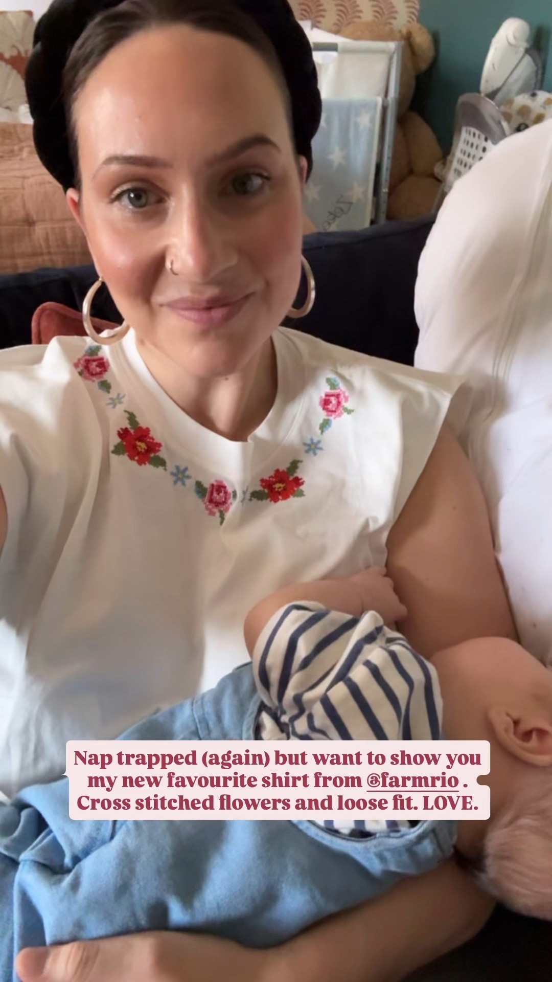 OBSESSED with this tee from Farm Rio. Super comfy relaxed fit and embroidered cross stitch flowers. LOVE!

#LTKsummer #LTKuk #LTKeurope