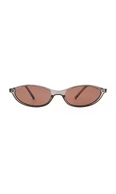 Otra Hazel Sunglasses in Transparent Olive & Brown from Revolve.com | Revolve Clothing (Global)