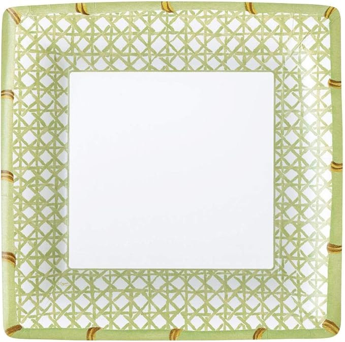 Caspari Trellis Paper Dinner Plates - 8 Per Package | Amazon (US)