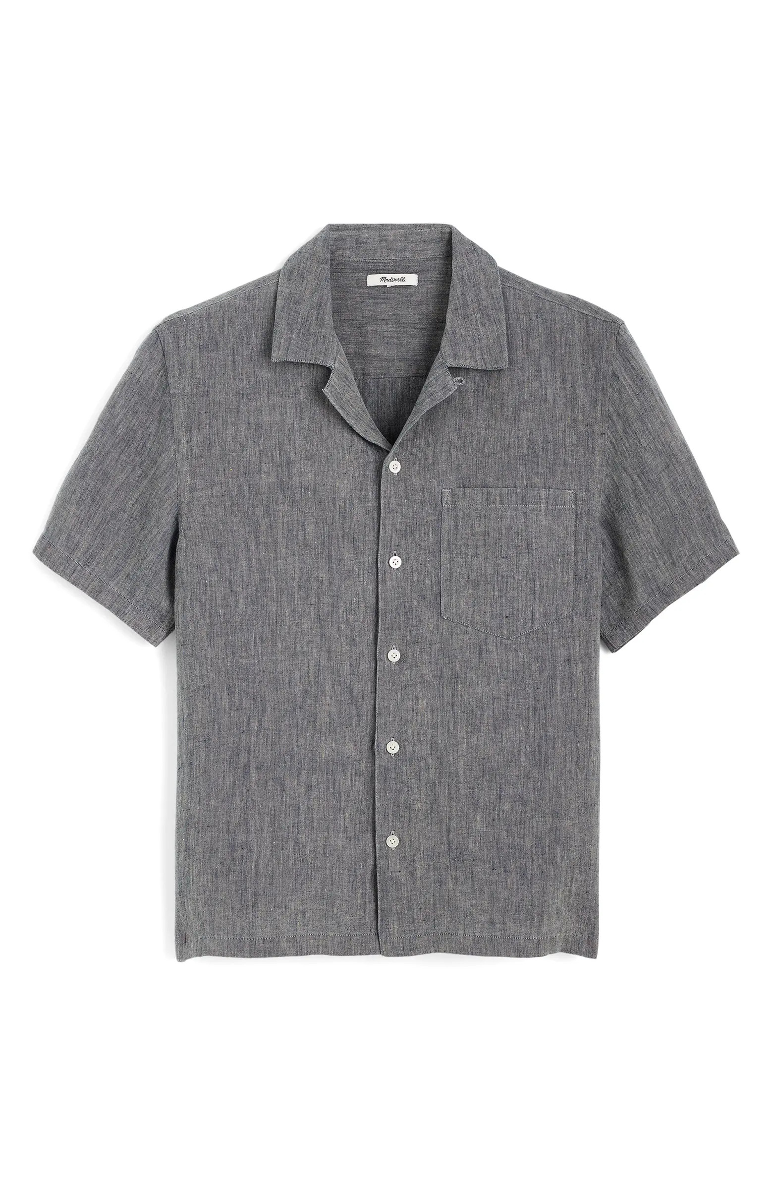 Madewell Linen Camp Shirt | Nordstrom | Nordstrom