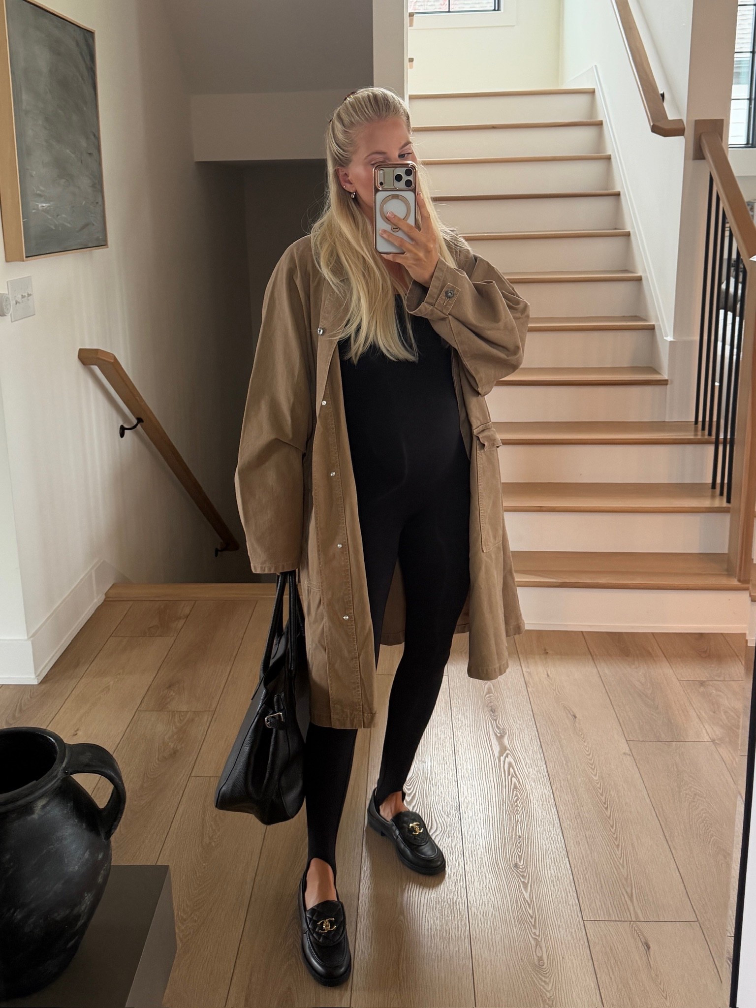 Wearing a small in onesie, xs-s in jacket, shoes run tts, back is sold out in exact color - linking similar in all! #kathleenpost

Casual spring outfit, spring transition outfit, errands look, bump friendly, maternity look

#LTKBump #LTKootd #LTKSeasonal