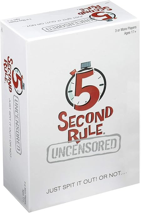 PlayMonster 5 Second Rule Uncensored -- Just Spit it Out... Or Not -- Quick Thinking Party Game -... | Amazon (US)