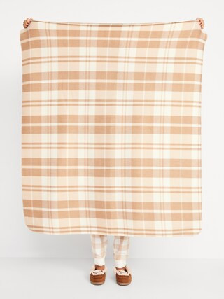 Printed Fleece Blanket for the Family | Old Navy (US)