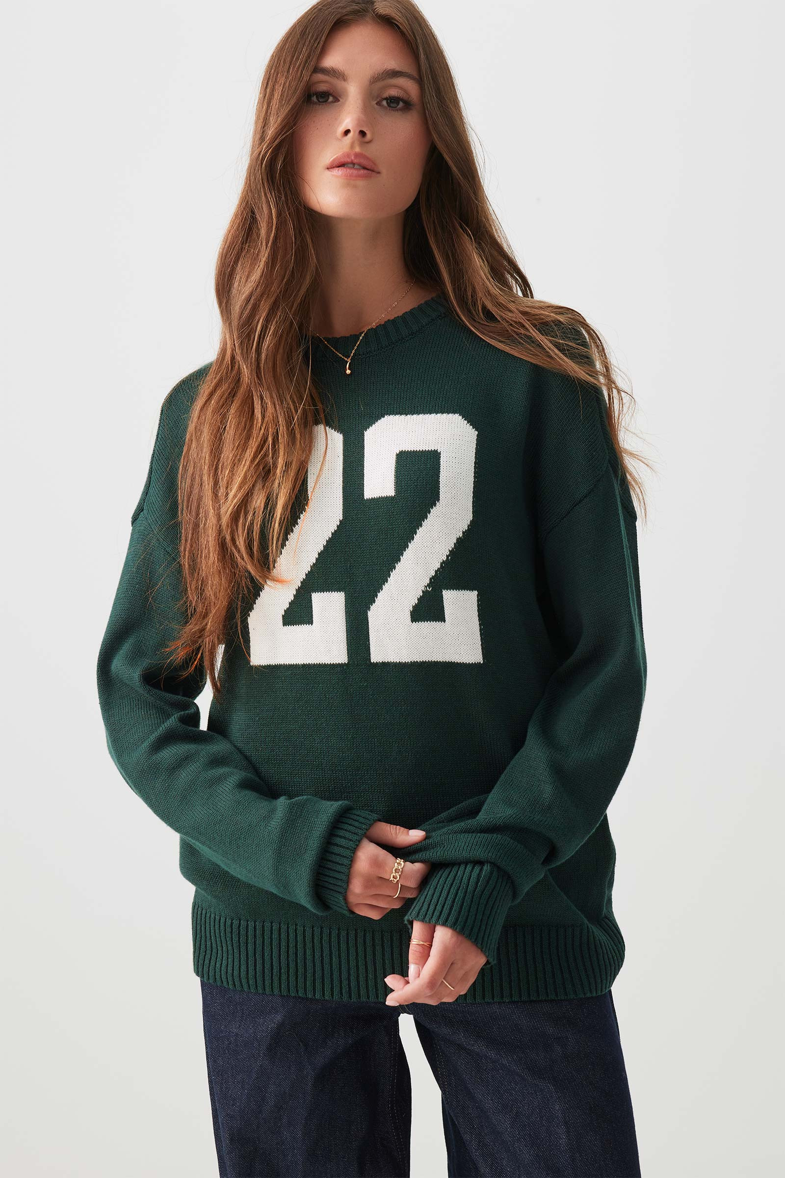 Graphic Print Crew Neck Sweater | Ardene