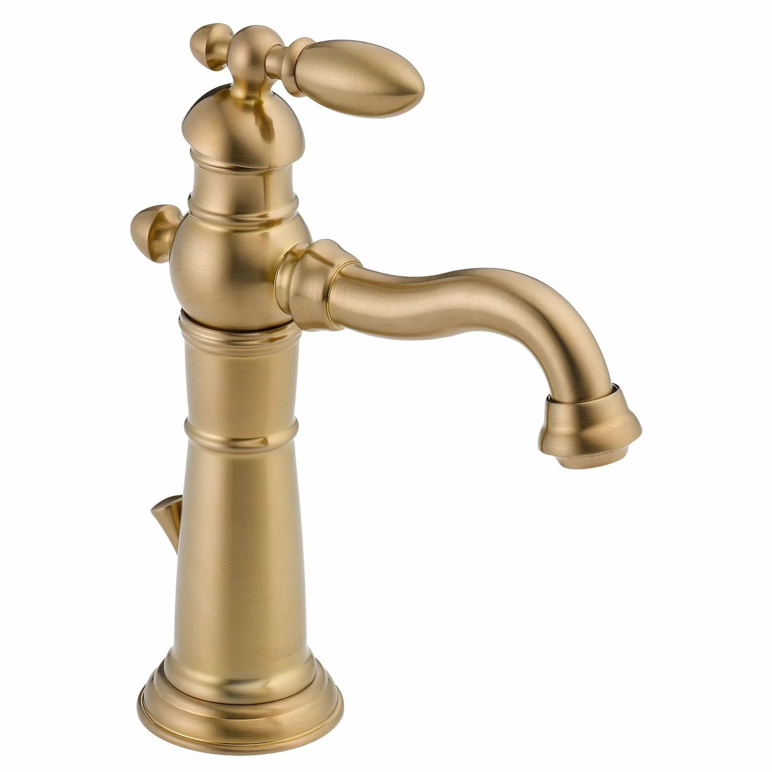 Victorian Single Hole Bathroom Faucet with Drain Assembly | Wayfair North America