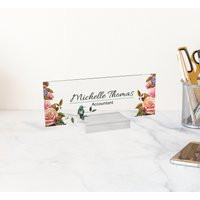 Phd Gift, Teacher Name Plate, Office Decor, Desk Plate Custom, For Desk, Daughter Plaque Acrylic | Etsy (US)