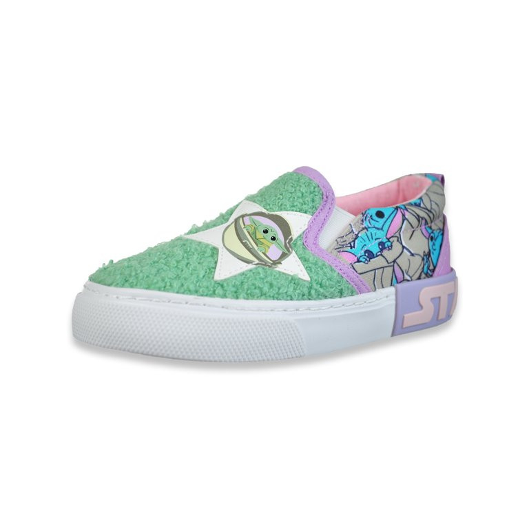 Star Wars The Mandalorian Boys' Baby Yoda Lo-Top Sneakers - green, 11 toddler | Walmart (US)