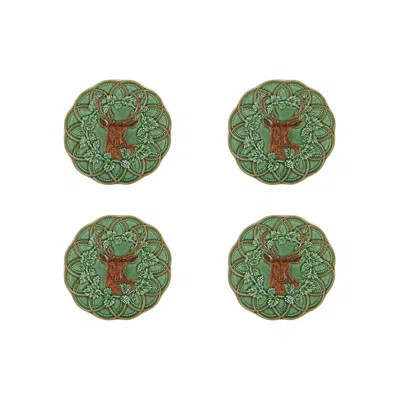 Woods Bread and Butter Plate Deer, Set of 4 | Wayfair North America