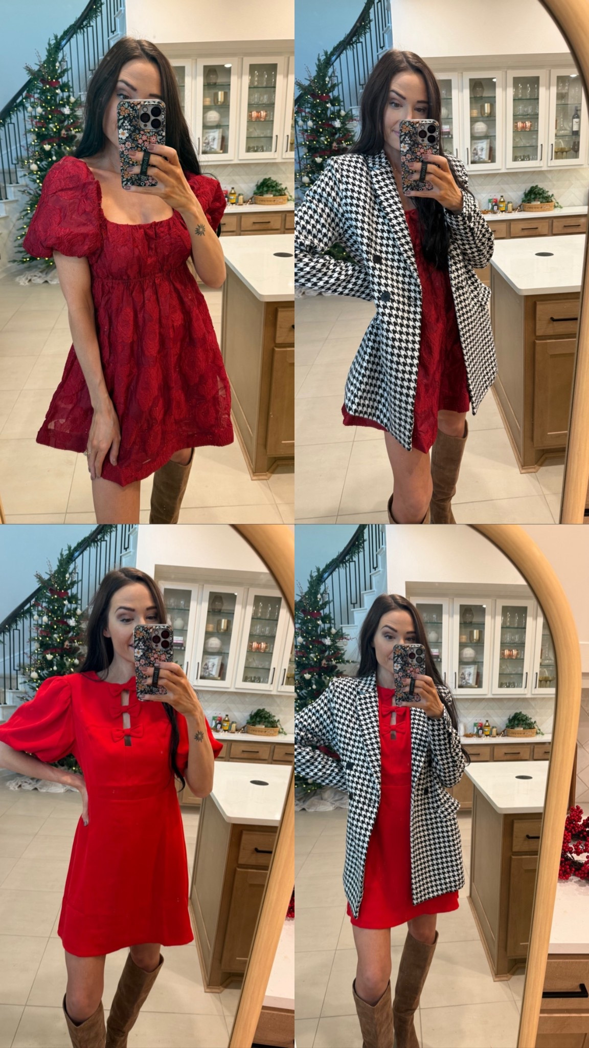 The prettiest holiday dresses from Vici! Obsessed with the red for the season! 

#LTKPetite #LTKFindsUnder100 #LTKSeasonal