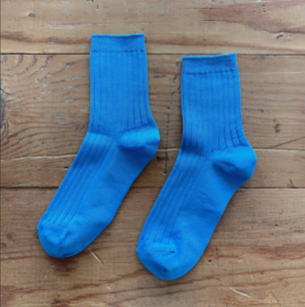 Le Bon Shoppe Electric Blue Her Socks - Trouva | Trouva (Global)