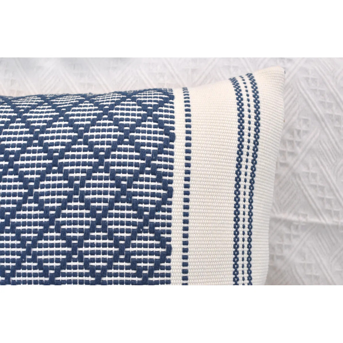 Dorothene Outdoor Indoor  Pillow Covers Geometric Checkered Pattern, Plaid Woven Cushion Covers P... | Wayfair North America
