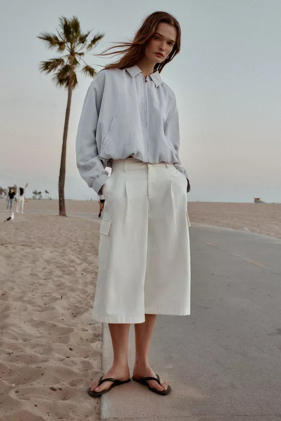 PUFF-SLEEVE BOMBER JACKET | Zara UK