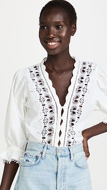 Louella Embroidered Top | Shopbop