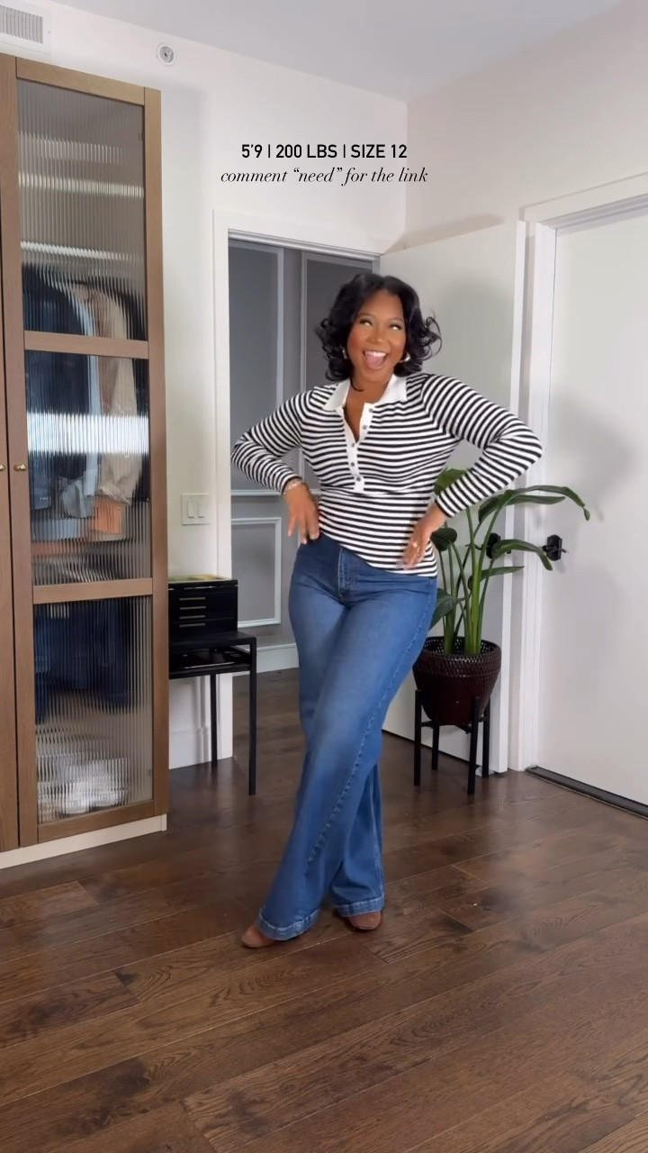 LOVE these tops. I am 5’9 | 200 lbs wearing a size medium. And then a 31 tall in the jeans for a snug perfect fit. Size up if you’re my exact size and want some room! The quality is perfect and they make for an everyday essential you can wear to work, church, running errands! Easy to pair with jeans, trousers, and even a wide leg sweatpant!

#LTKFindsUnder50 #LTKStyleTip #LTKMidsize