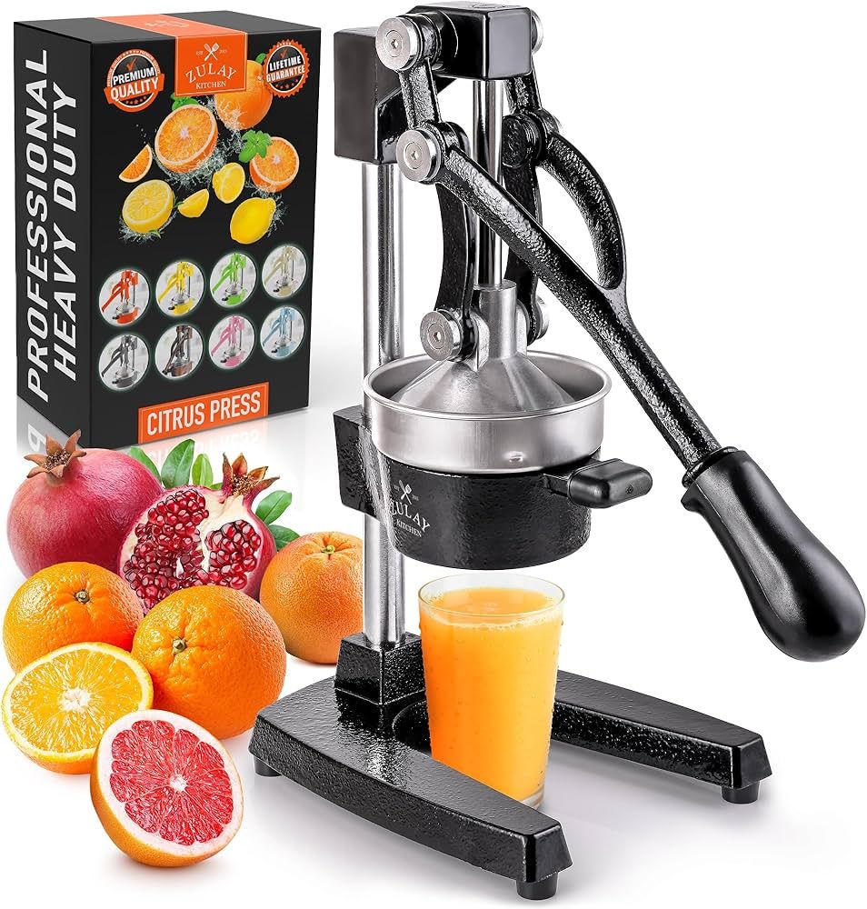 Zulay Kitchen Professional Citrus Juicer - Manual Citrus Press and Orange Squeezer - Metal Lemon ... | Amazon (CA)