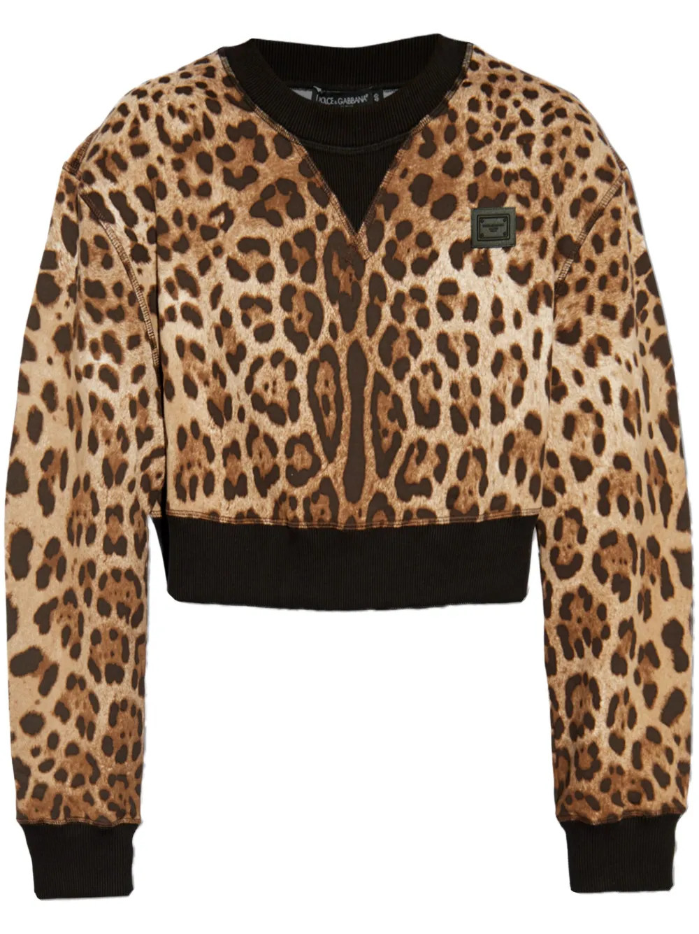 Dolce & Gabbana leopard-print Jumper  | Neutrals | FARFETCH UK | Farfetch Global