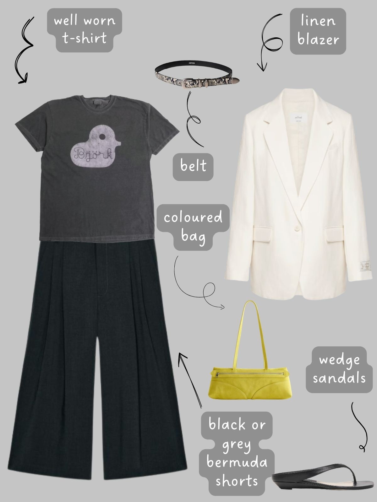 The summer capsule when you like wearing black. 

You can read the whole post and all of the outfit examples on my blog.



#LTKOver40 #LTKSeasonal