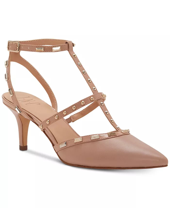 Carma Pointed Toe Studded Kitten Heel Pumps, Created for Macy's | Macy's